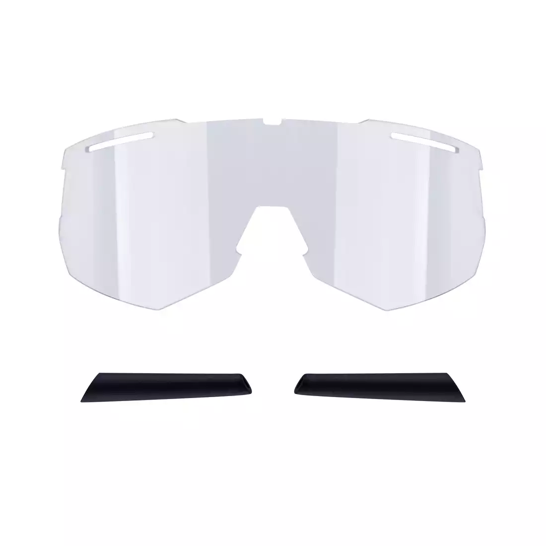 FORCE ATTIC Okulary sportowe z wymiennymi szkłami, biało-czarne