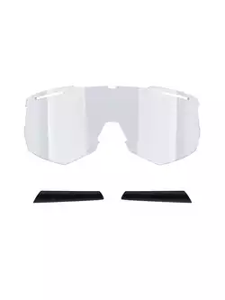 FORCE ATTIC Okulary sportowe z wymiennymi szkłami, szaro-czarne