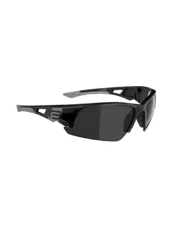 FORCE CALIBER okulary rowerowe/sportowe, fotochromowe, czarne