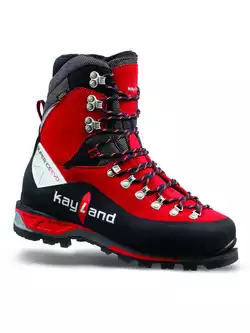 KAYLAND SUPER ICE EVO GTX Męskie buty turystyczne wysokogórskie, GORE-TEX, VIBRAM, czerwono-czarne