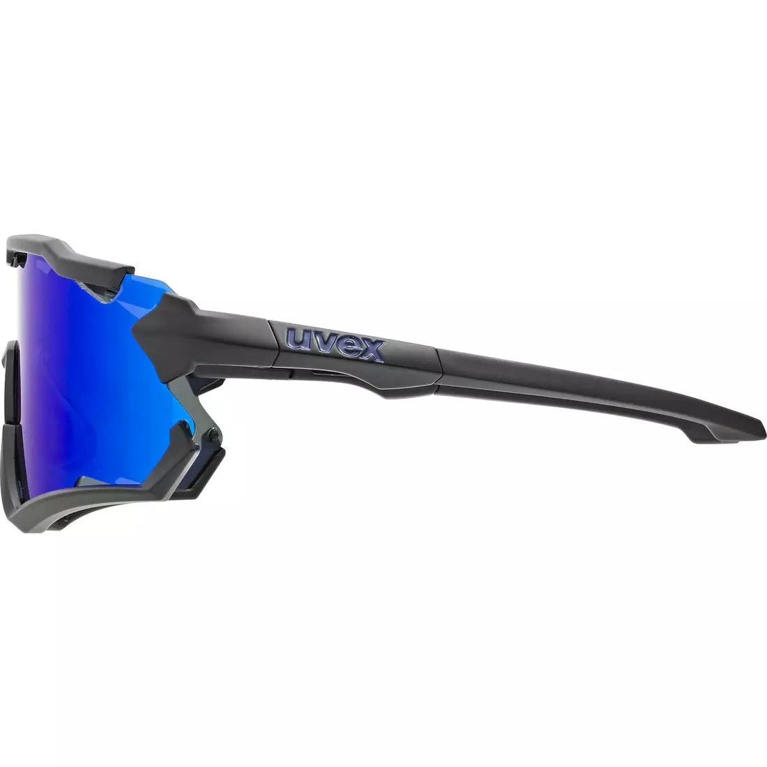 UVEX okulary sportowe Sportstyle 228 mirror blue (S2), czarny