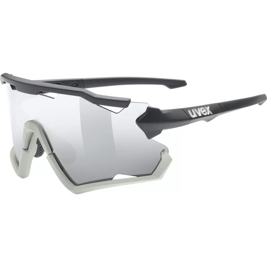 UVEX okulary sportowe Sportstyle 228 mirror silver (S3), czarny-szary