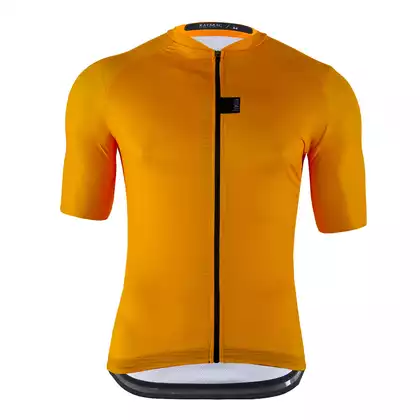 KAYMAQ DESIGN KYQ-SS-1001-1męska koszulka rowerowa z krótkim rękawem żółty