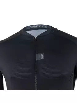 KAYMAQ DESIGN KYQ-SS-1001-3 męska koszulka rowerowa z krótkim rękawem czarny