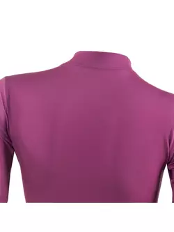 KAYMAQ damska koszulka rowerowa krótki rękaw fioletowa KYQ-SS-2001-5