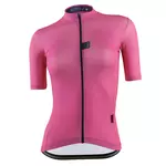 KAYMAQ damska koszulka rowerowa krótki rękaw różowa KYQ-SS-2001-2