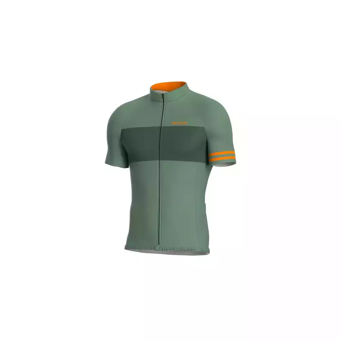 Biemme GRAVEL męska koszulka rowerowa, zielono-pomarańczowa
