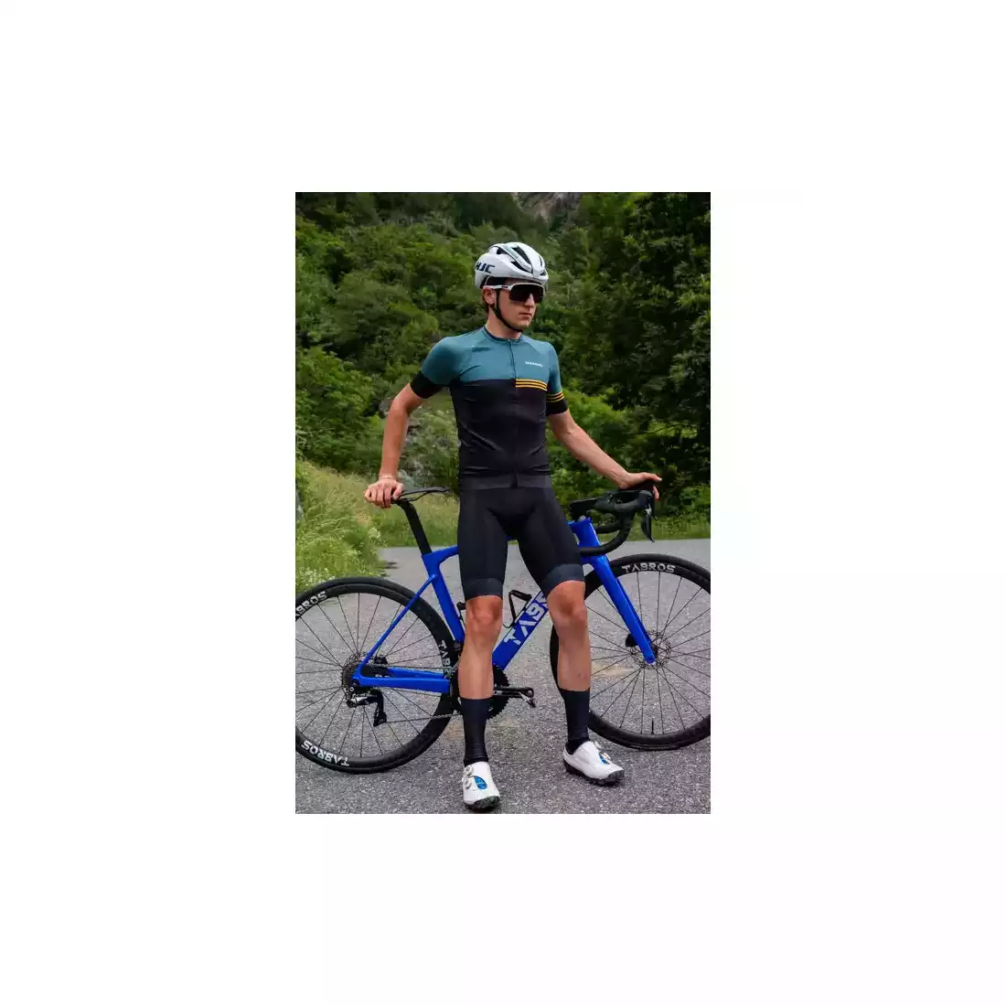 Biemme PRO EVO 2.1 męskie spodenki rowerowe na szelkach, czarne