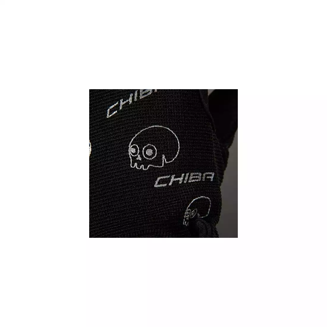 CHIBA BONES rękawiczki rowerowe juniorskie, czarny-fluor 30576CZ-2