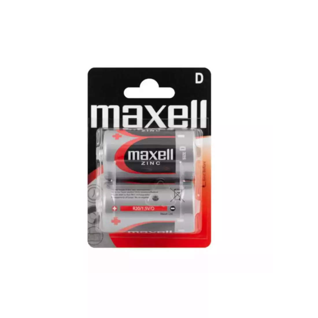 MAXELL R20 bateria magnezowo cynkowa 2 szt.