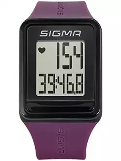 Sigma ID.GO pulsometr z opaską, filetowy