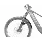 TOPEAK TETRAFENDER M1 przedni błotnik rowerowy (dla koła od 26&quot; do 29&quot;), czarny