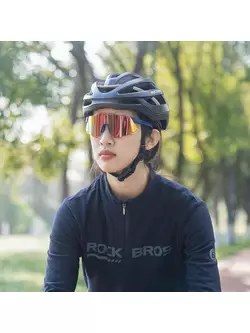 Rockbros 14110001001 okulary rowerowe / sportowe z polaryzacją niebieski 