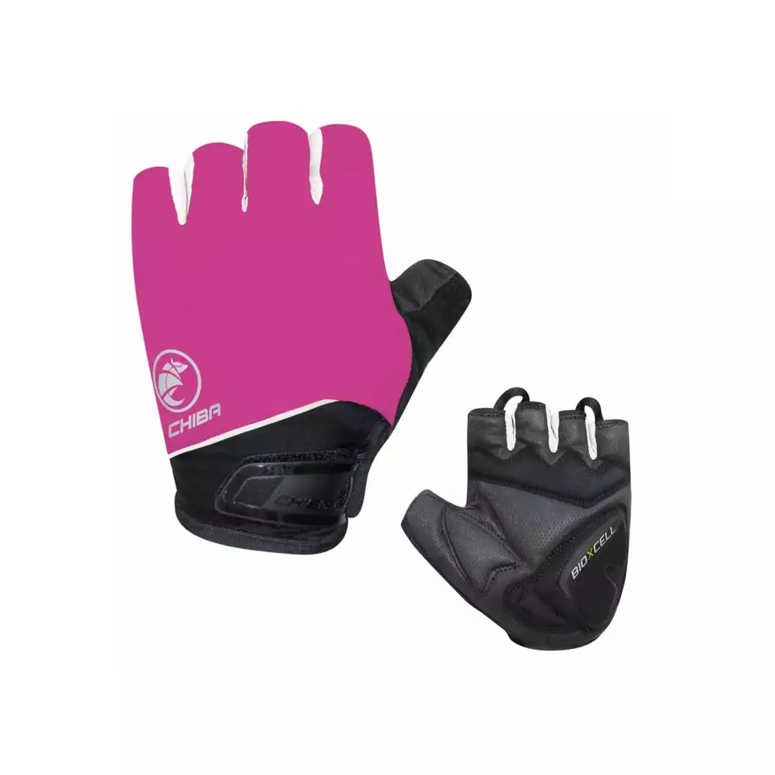 CHIBA damskie rękawiczki rowerowe BIOXCELL LADY, różowe
