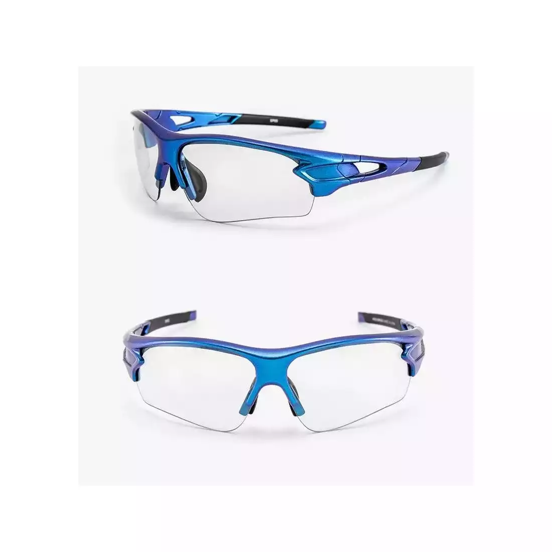 Rockbros okulary rowerowe / sportowe z fotochromem niebieskie 10069