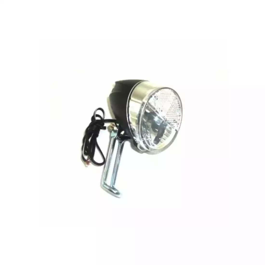 lampa rowerowa przednia JY-7006, srebrna