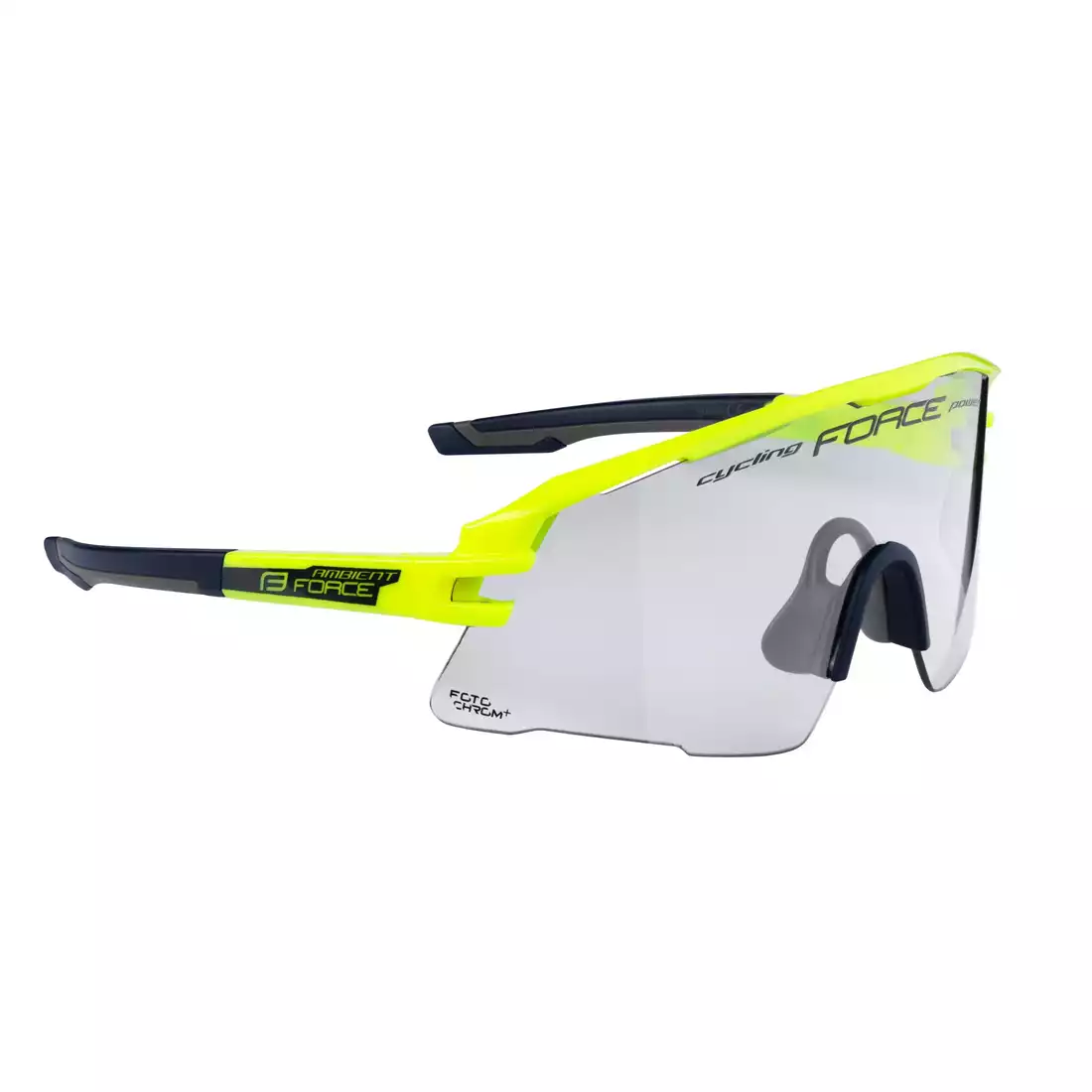 FORCE AMBIENT okulary sportowe fotochromowe, fluo-czarne