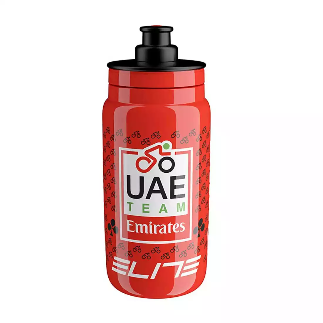 Elite FLY Teams 2022 UAE Team Emirates bidon rowerowy 550ml, czerwony