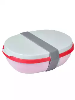 Mepal Ellipse Duo Strawberry Vibe lunchbox, różowo-miętowy