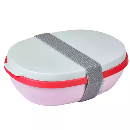 Mepal Ellipse Duo Strawberry Vibe lunchbox, różowo-miętowy