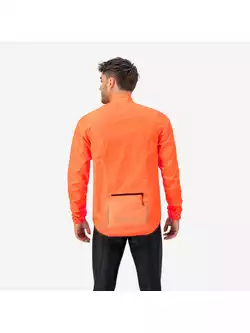 ROGELLI CORE męska rowerowa kurtka przeciwdeszczowa pomarańczowa