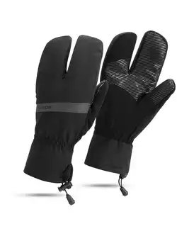 ROGELLI NOVA LOBSTER zimowe rękawiczki rowerowe, czarne
