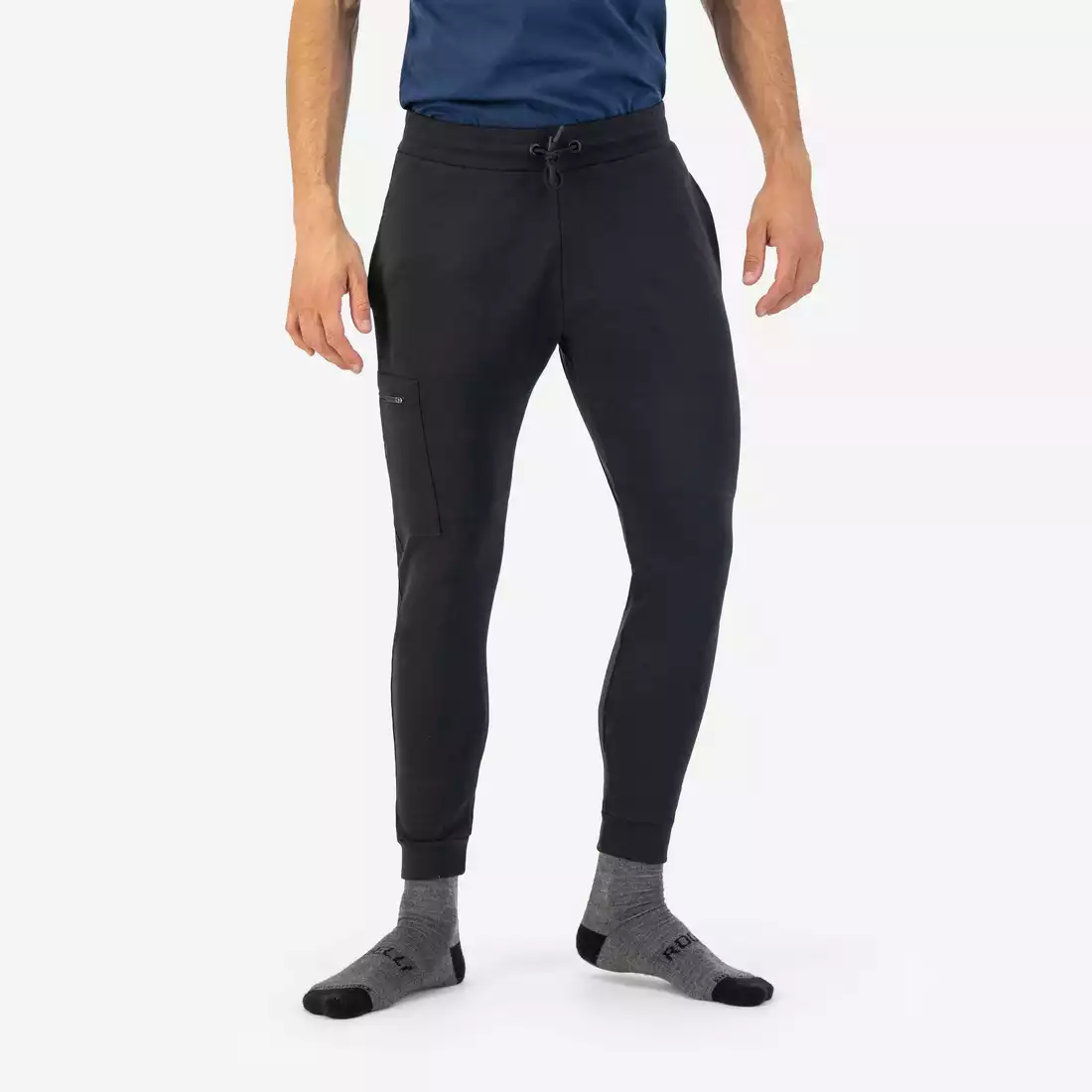 ROGELLI TRAINING II męskie spodnie treningowe, czarne