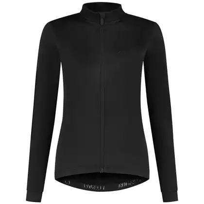 Rogelli CORE damska koszulka rowerowa z długim rękawem, czarna 