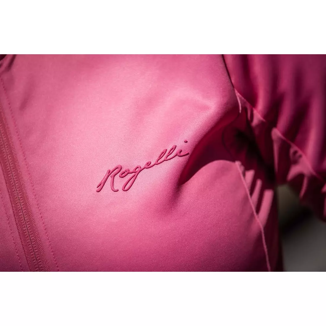 Rogelli CORE damska ocieplana bluza rowerowa, różowa 