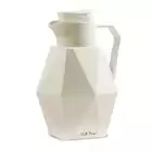 Vialli Design GEO termos z wkładem szklanym 1000 ml, biały