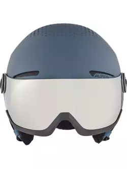 ALPINA ARBER VISOR Q-LITE kask narciarski/snowboardowy, ciemny niebieski mat