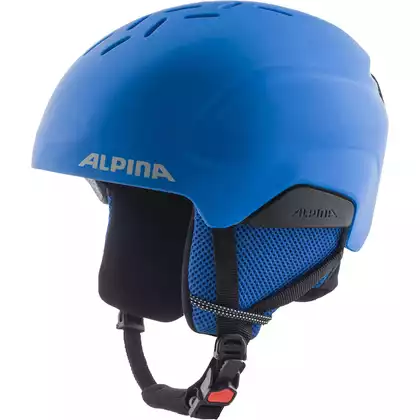 ALPINA PIZI dziecięcy kask narciarski/snowboardowy, blue matt