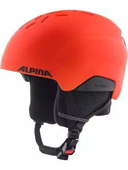 ALPINA PIZI dziecięcy kask narciarski/snowboardowy, neon-orange matt
