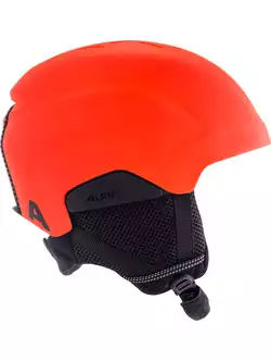 ALPINA PIZI dziecięcy kask narciarski/snowboardowy, neon-orange matt