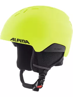 ALPINA PIZI dziecięcy kask narciarski/snowboardowy, neon-yellow matt