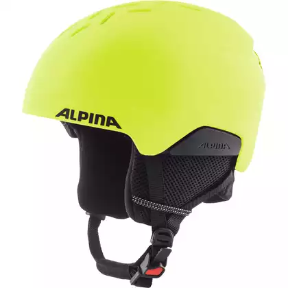 ALPINA PIZI kask narciarski/snowboardowy, neon-yellow matt