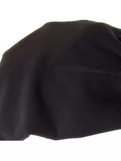 KAYMAQ ELWIN-W1001 Damskie ocieplane spodnie rowerowe bez szelek, membrana Zero Wind, czarne