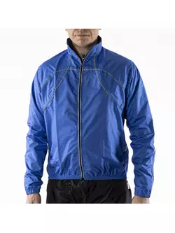 KAYMAQ J1 męska przeciwdeszczowa kurtka rowerowa, niebieska