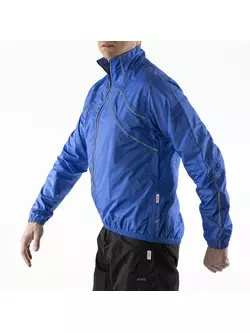 KAYMAQ J1 męska przeciwdeszczowa kurtka rowerowa, niebieska
