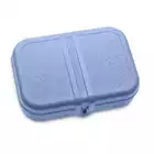 Koziol Pascal L organic lunchbox z separtorem, niebieski