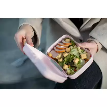 Koziol lunchbox Basic Organic, różówy 