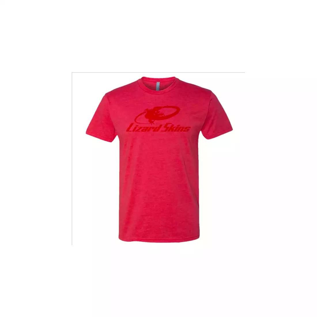 LIZARD SKINS SUBTLE LOGO klasyczny t-shirt czerwony