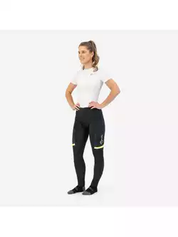 ROGELLI SELECT II damskie, zimowe spodnie rowerowe, żółte
