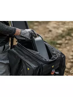 TOPEAK MTX E-XPLORER 2.0 torba na bagażnik do rowerów elektrycznych 26l, czarna
