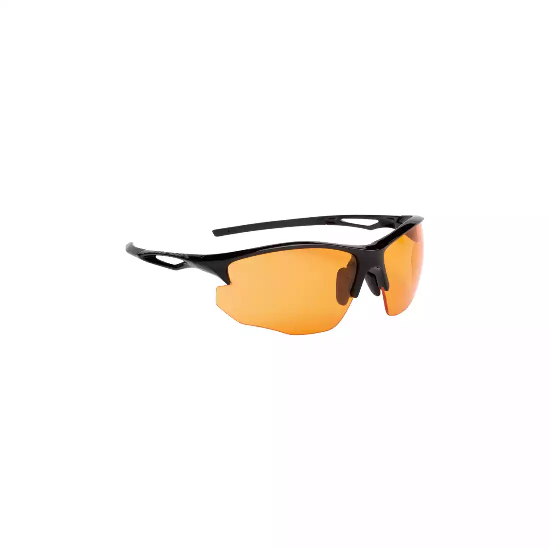 ALPINA - okulary sportowe SORCERY HR C+ czarny mat / szkło fogstop pomar.