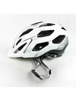 BELL INDY - kask rowerowy, biało-srebrny
