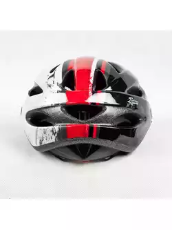 BELL PISTON kask rowerowy, czarno-czerwony