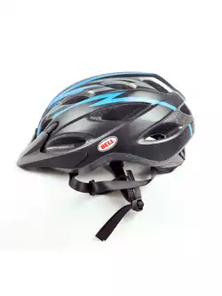 BELL PISTON kask rowerowy, czarno-niebieski