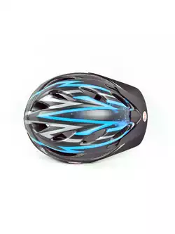 BELL PISTON kask rowerowy, czarno-niebieski