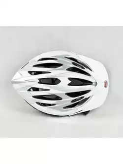 BELL PRESIDIO - kask rowerowy, biało-srebrny / sprawl
